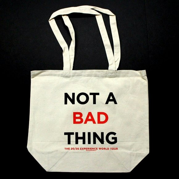 Justin Timberlake Canvas Tote Bag - 2014 Tour - Picture 2 of 4